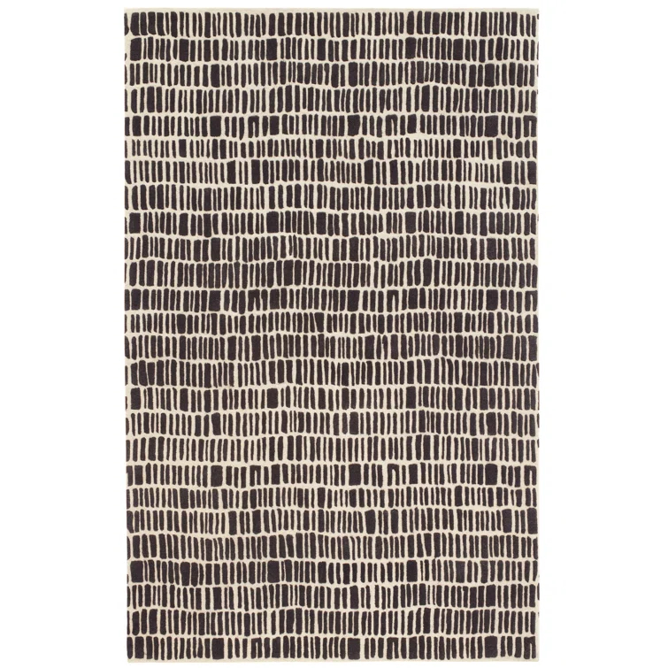 Roark Charcoal Hand Tufted Wool Rug