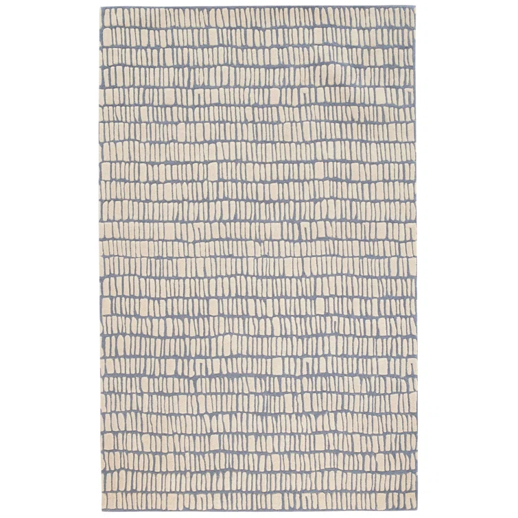 Roark Pewter Blue Hand Tufted Wool Rug