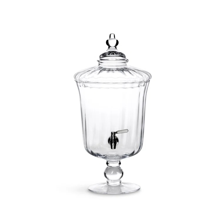 Park Hill Collection Classic Crystal Beverage Dispenser, 8qt.