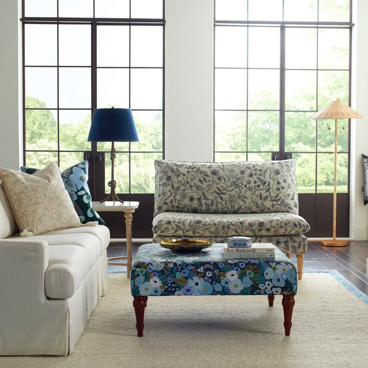 Rifle Paper Co. x Cloth & Company Louie Settee