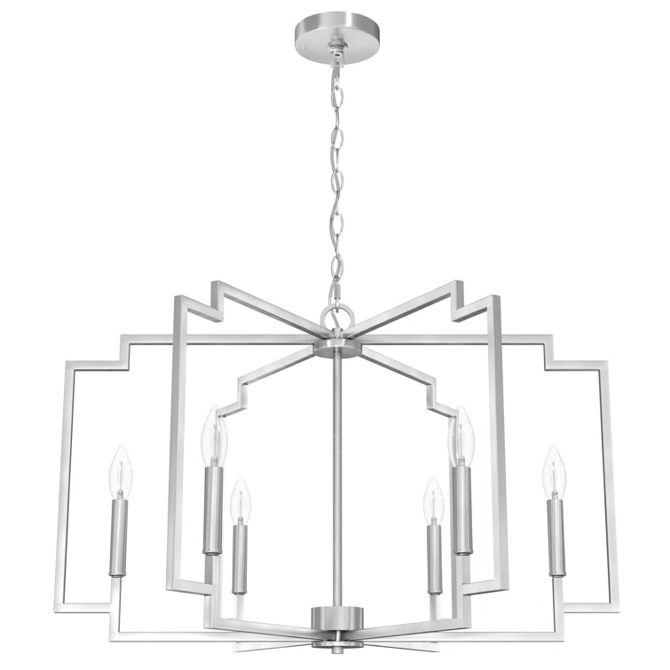 Hunter Fan Hunter 30 Inch Zoanne 6 Light Chandelier Ceiling Light Fixture