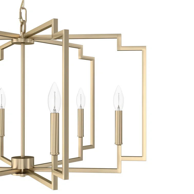 Hunter 30 Inch Zoanne 6 Light Chandelier Ceiling Light Fixture