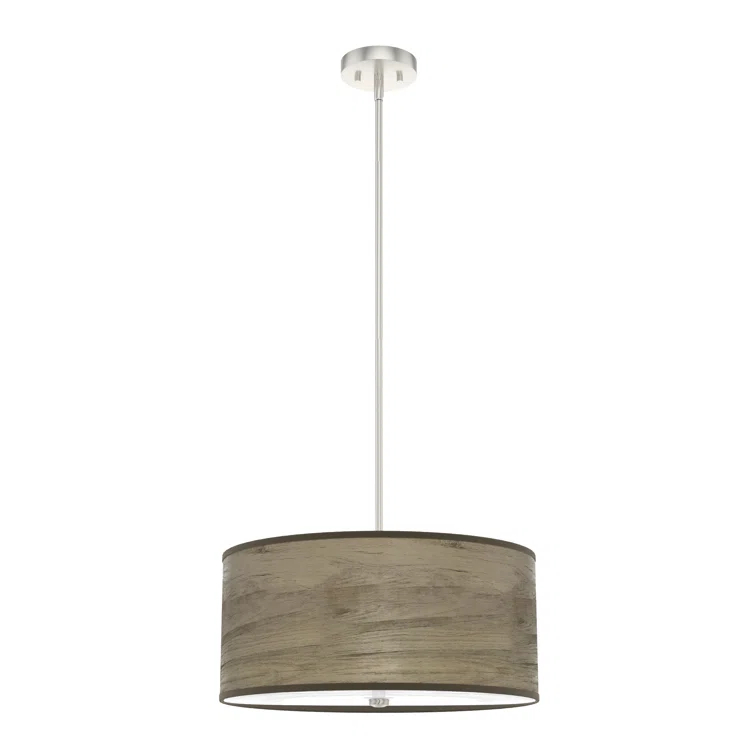 Hunter Fan Solhaven 3 - Light Shaded Drum Pendant
