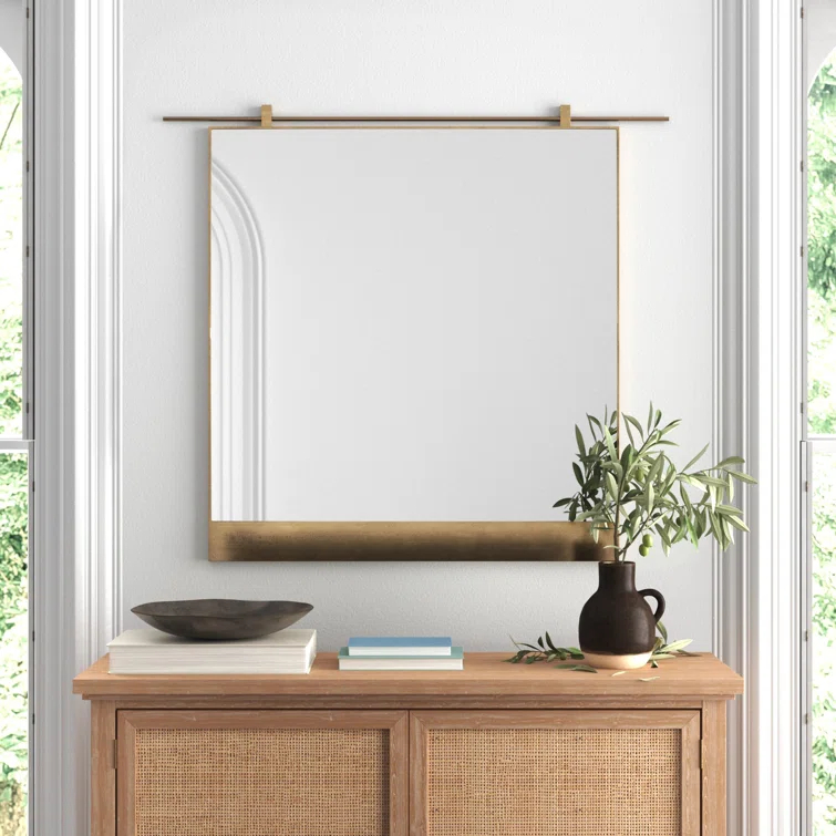 Hutton Metal Flat Wall Mirror