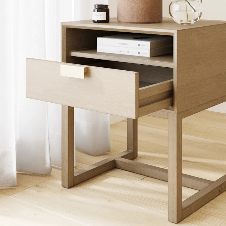 18'' W Solid Wood Nightstand