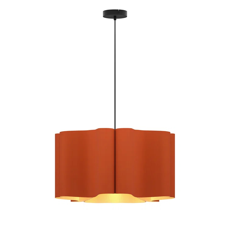Paulina 1-Light Unique/Statement 24" Wide Pendant