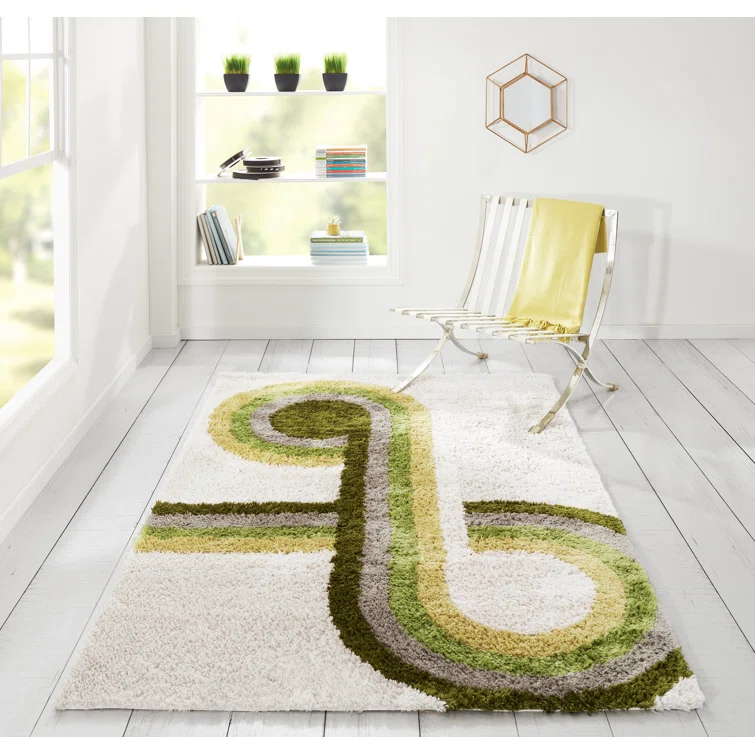 Hand Tufted Geometric Rug