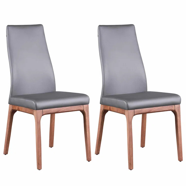 Esther Modern Side Chair w/ Solid Wood Base - 2 per box