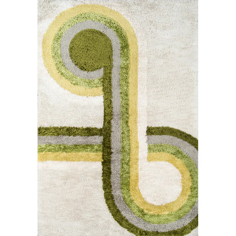 Hand Tufted Geometric Rug