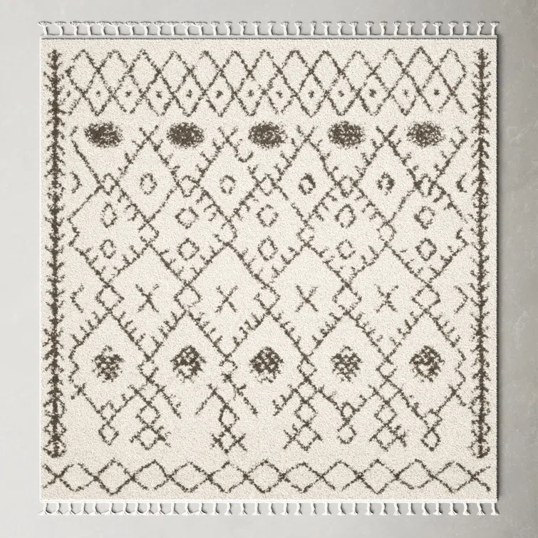 Mossy Charcoal/Beige Rug