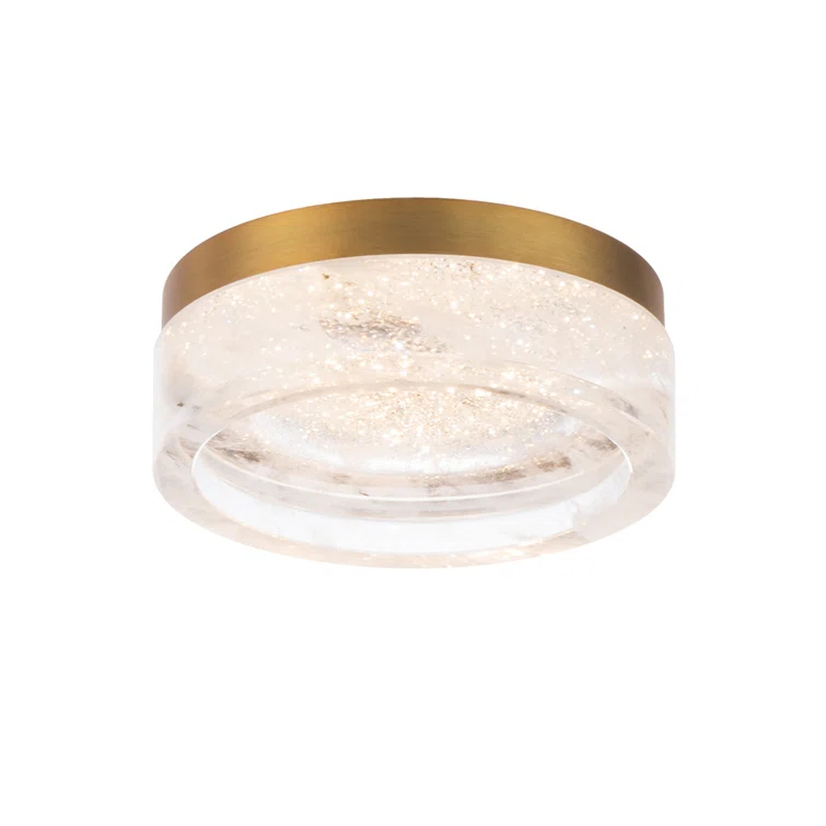Melange Crystal LED Flush Mount