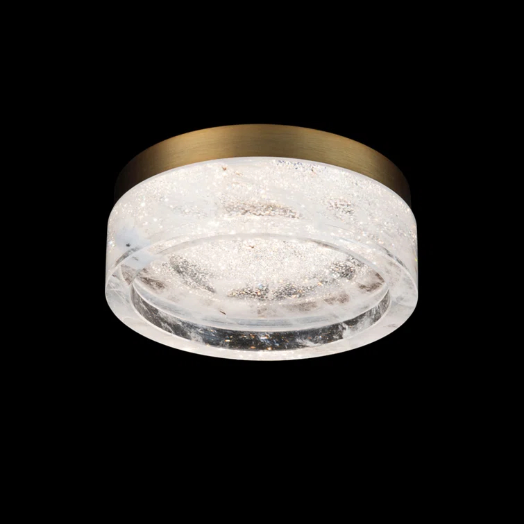 Melange Crystal LED Flush Mount