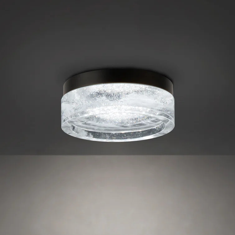 Melange Crystal LED Flush Mount