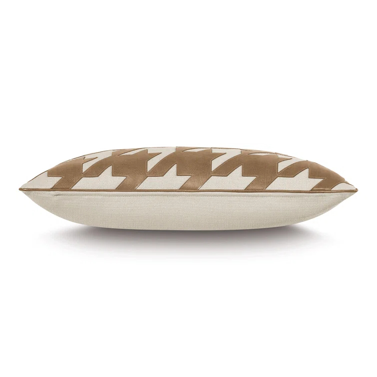 Lodge Houndstooth Decorative Pillow