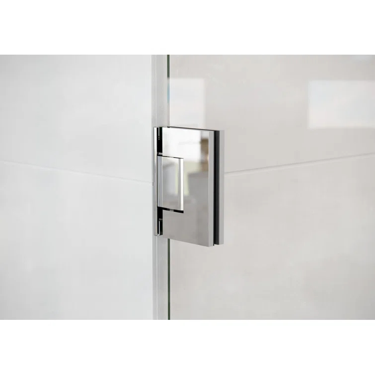 Albedo 28.25 in. x 78 in. Fully Frameless Hinge Shower Door