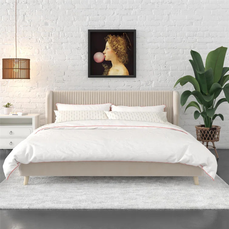 Novogratz Holly King Size Upholstered Platform Bed