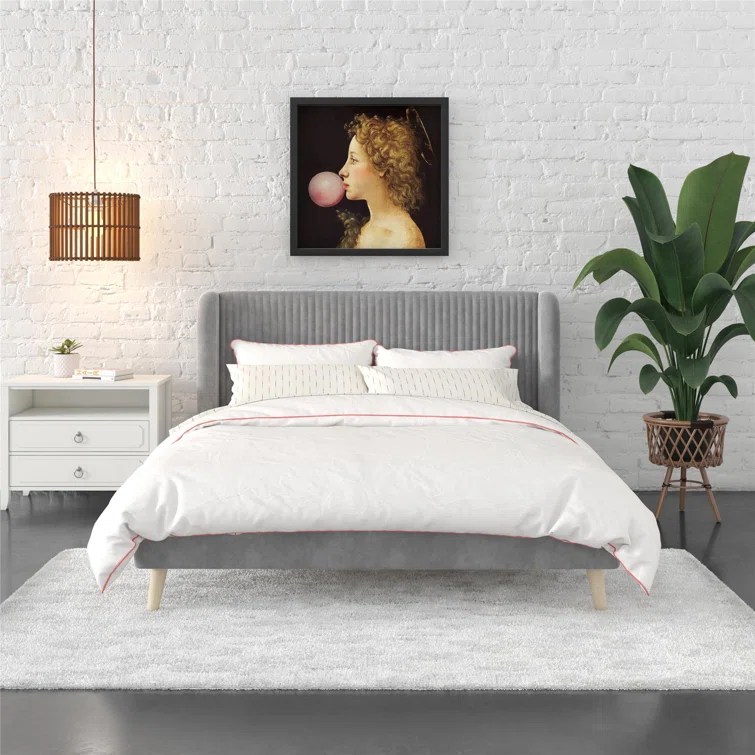 Holly Queen Size Upholstered Platform Bed