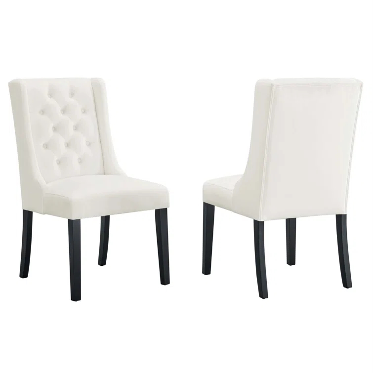 Modway Baronet Performance Velvet Dining Chairs by Modway (Set of 2)