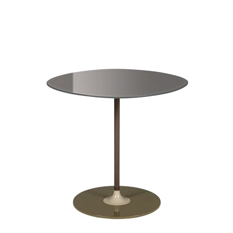 Thierry Glass Top End Table