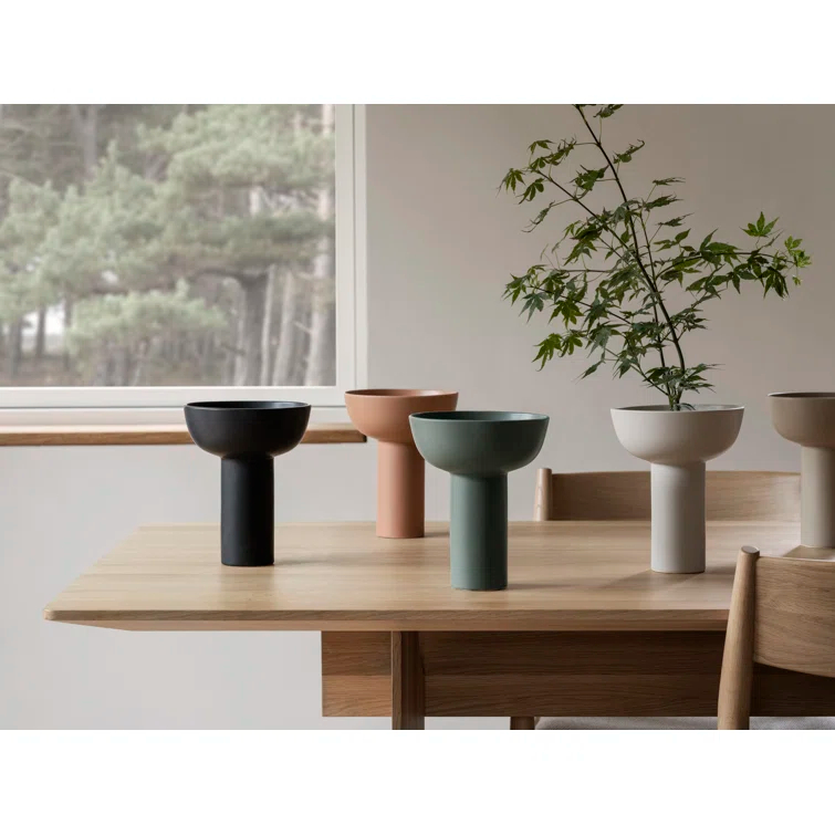 MIYABI Japanese Ceramic Table Vase 8.3"