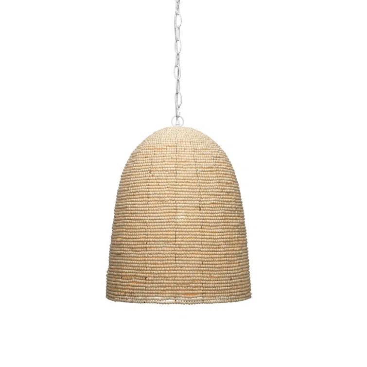 Preston Single Light Wood Dimmable Pendant