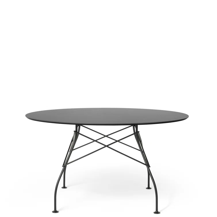 Glossy Round Table by Antonio Citterio with Oliver Löw
