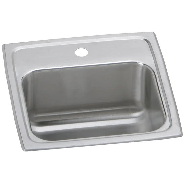 Crosstown Stainless Steel 33" L x 22" W Double Basin Dual Mount Kitchen Sink