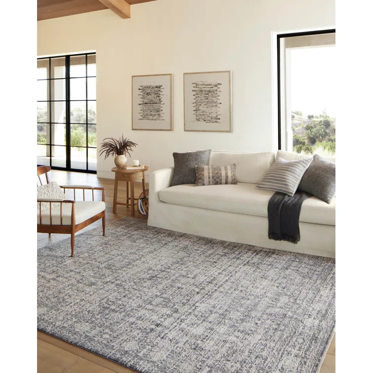Amber Lewis x Loloi Alie Charcoal / Dove Area Rug