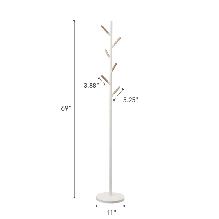 Yamazaki Home Coat Hanger, Steel, Weighted Base