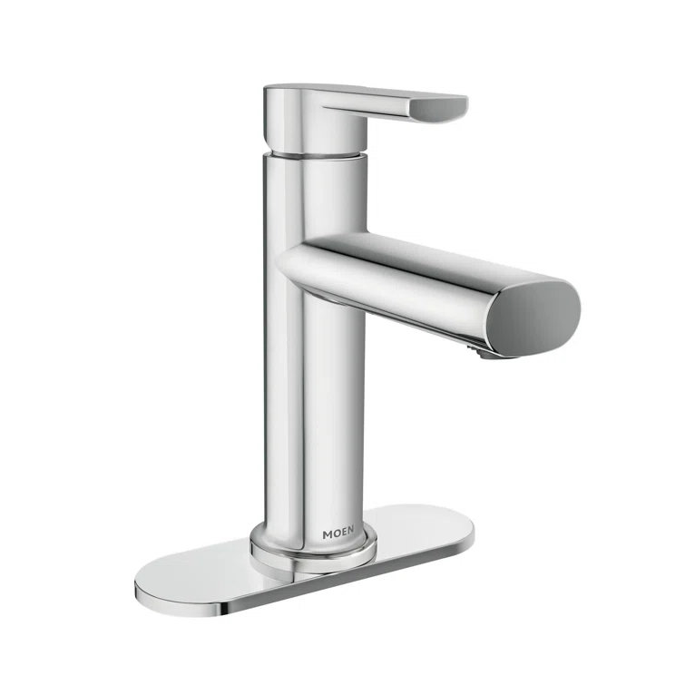 Moen Moen Meena Single Hole Bathroom Faucet with Drain Assembly 84794