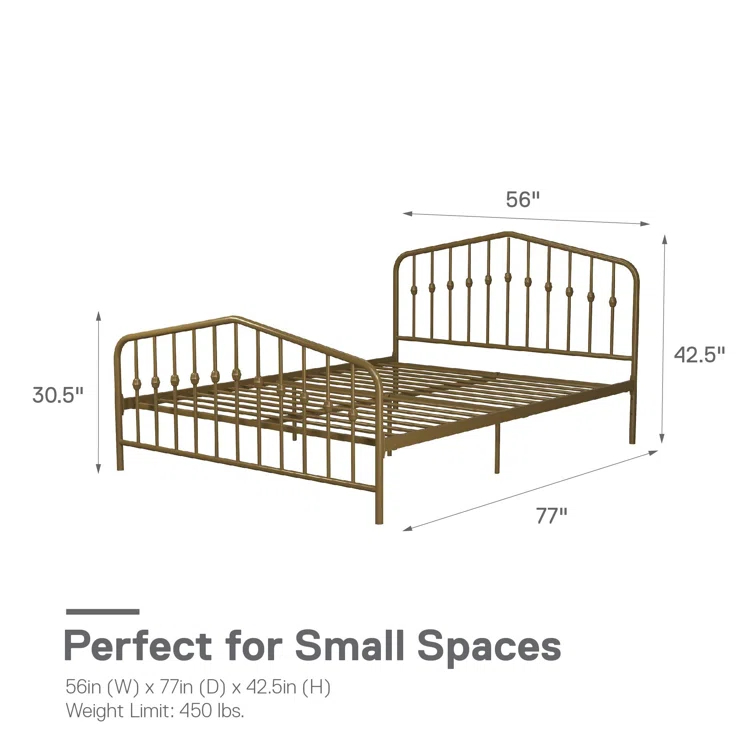 Bushwick Metal Platform Bed