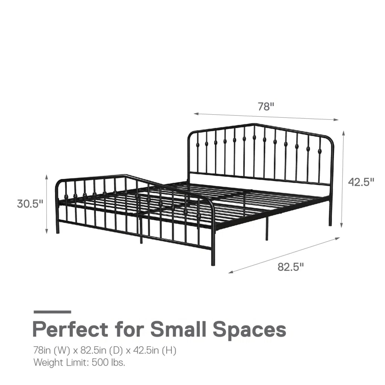 Bushwick Metal Platform Bed