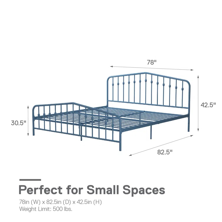 Bushwick Metal Platform Bed
