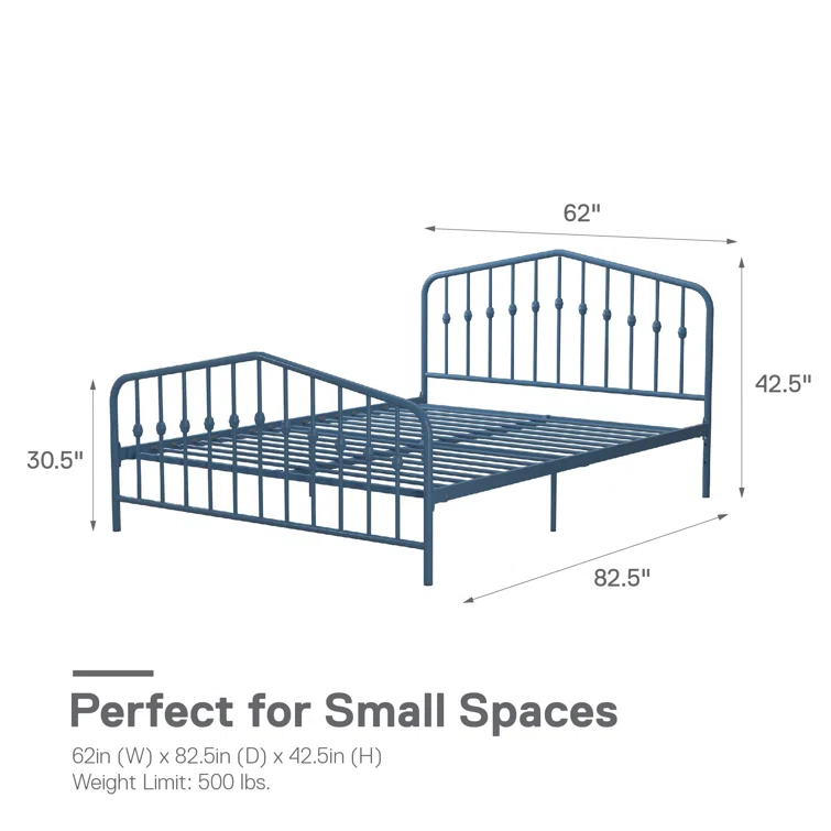 Bushwick Metal Platform Bed
