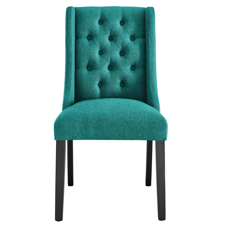 Modway Baronet Button Tufted Fabric Dining Chair
