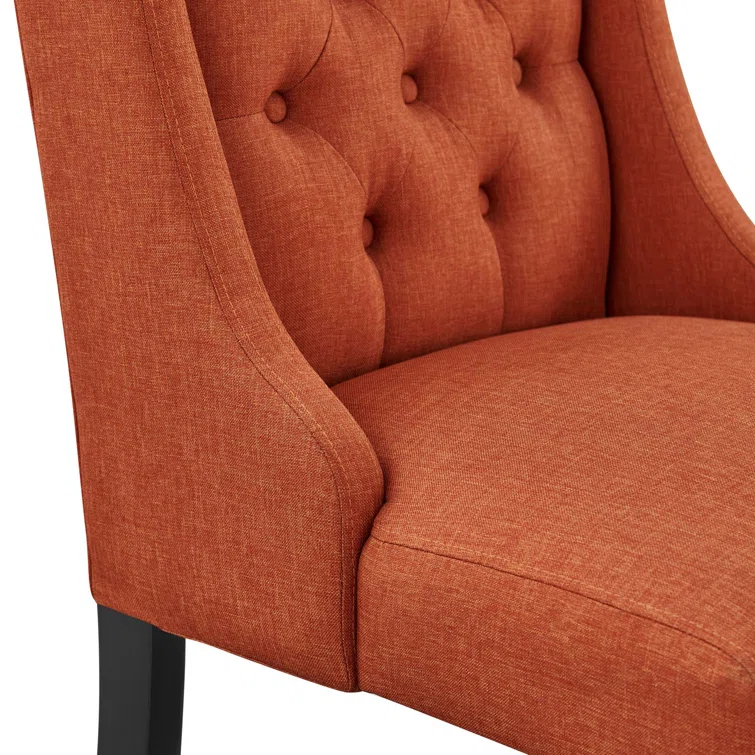 Modway Baronet Button Tufted Fabric Dining Chair