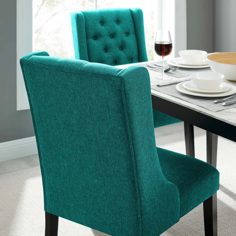 Modway Baronet Button Tufted Fabric Dining Chair