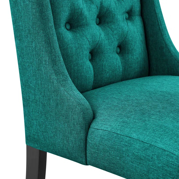 Modway Baronet Button Tufted Fabric Dining Chair