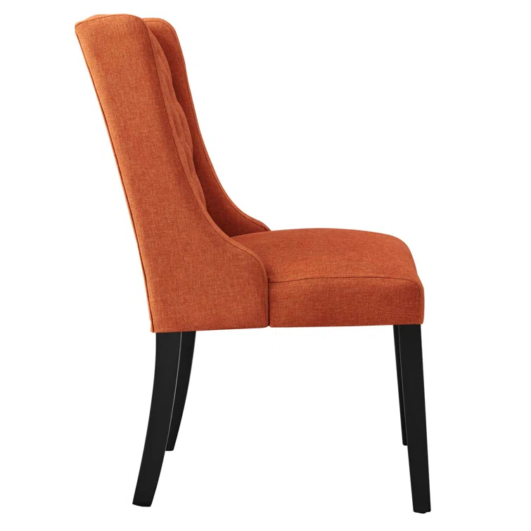 Modway Baronet Button Tufted Fabric Dining Chair