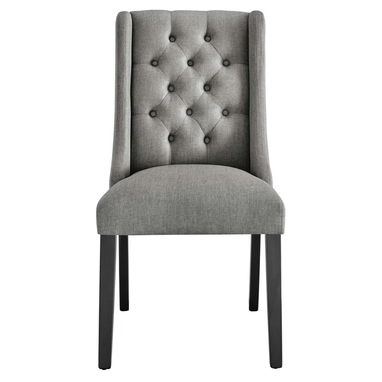Modway Baronet Button Tufted Fabric Dining Chair
