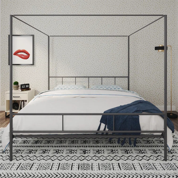Marion Metal Canopy Bed