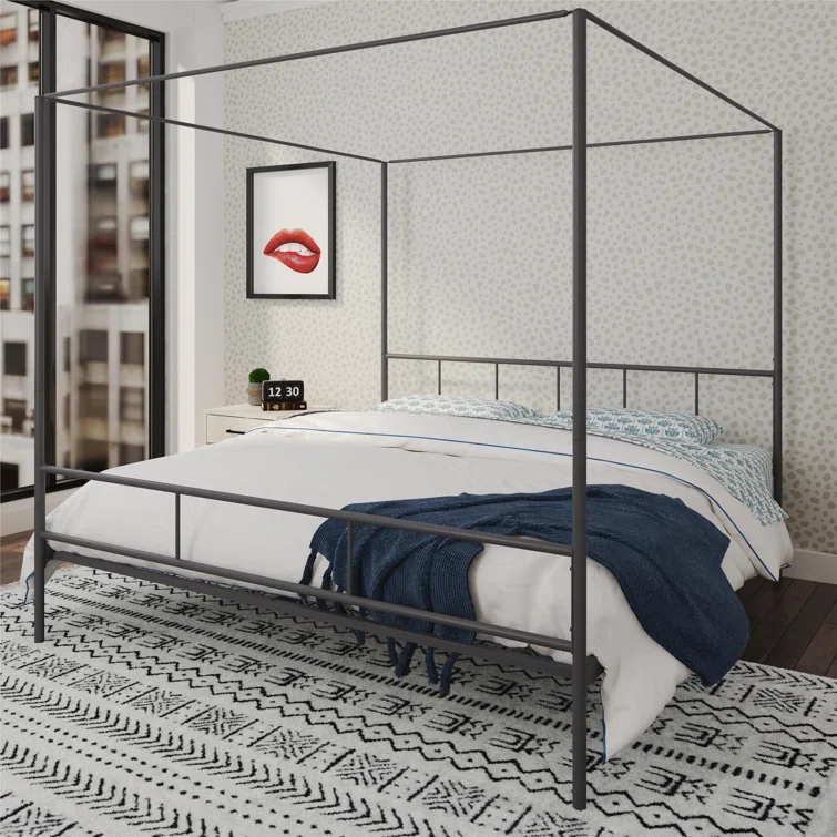Marion Metal Canopy Bed