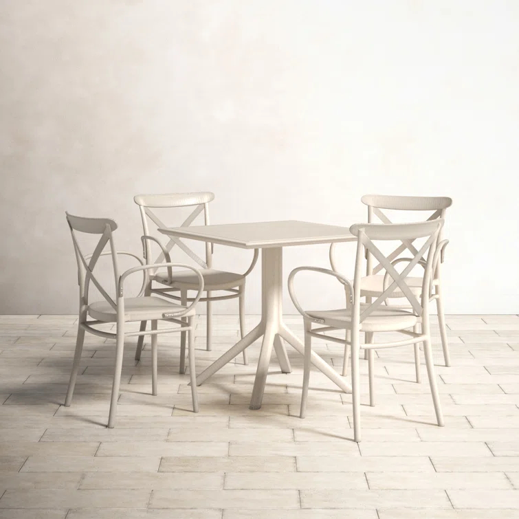Cordelia Square 4 - Person Outdoor Dining Set