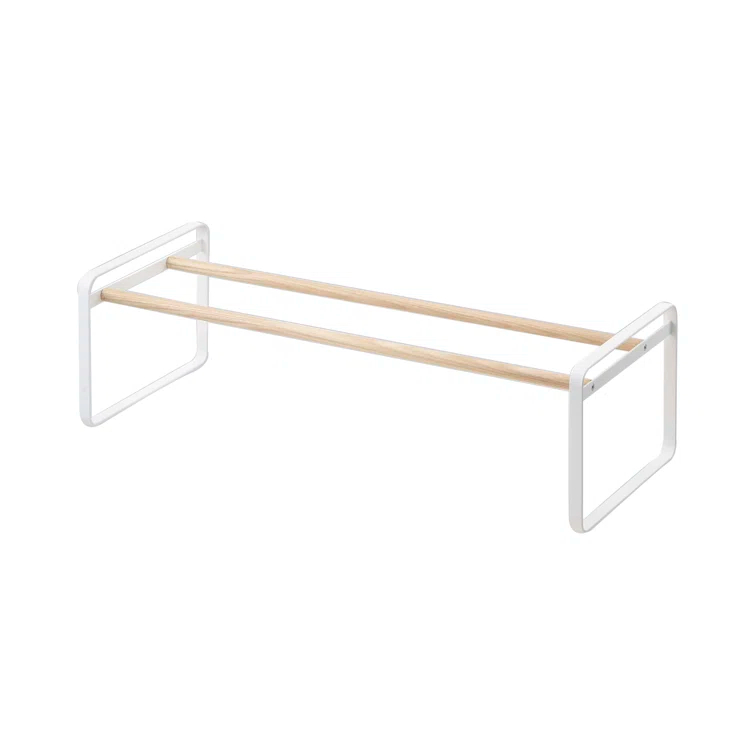 Yamazaki Home Shoe Rack, Steel, Expandable, Stackable