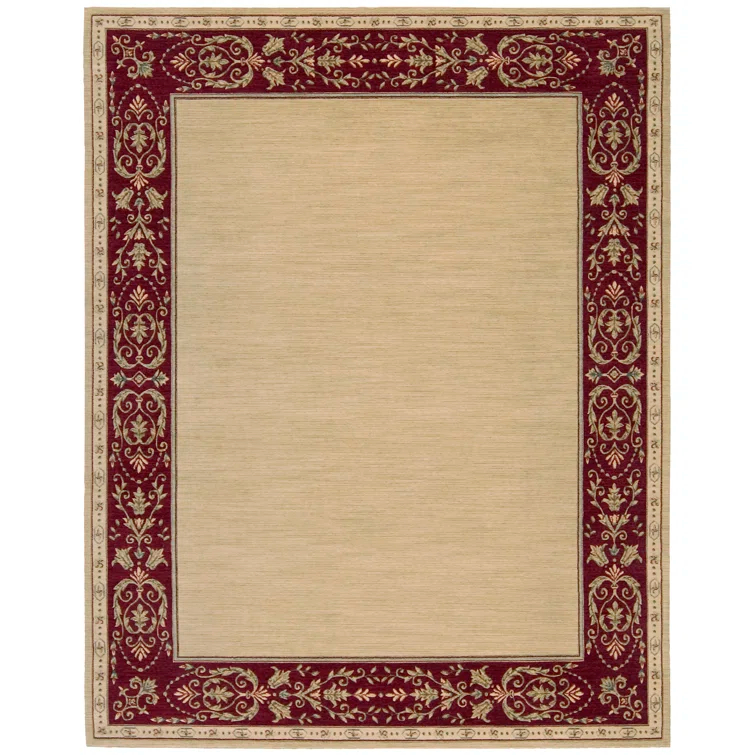 Charlton Home® Guyann Beige Oriental Rug