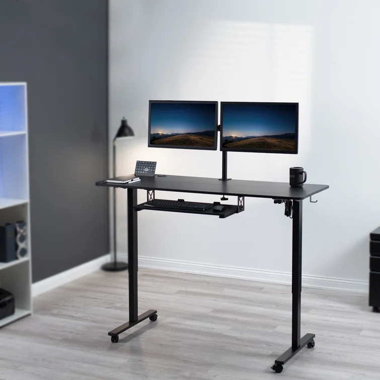 Adjustable Metal Base Standing Desk