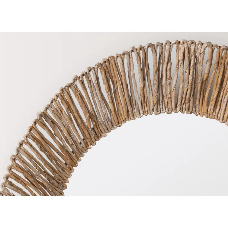 Itzayana Oval Mirror - Natural
