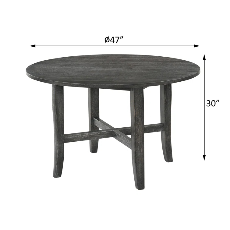 Kappel Round Dining Table in Rustic Oak