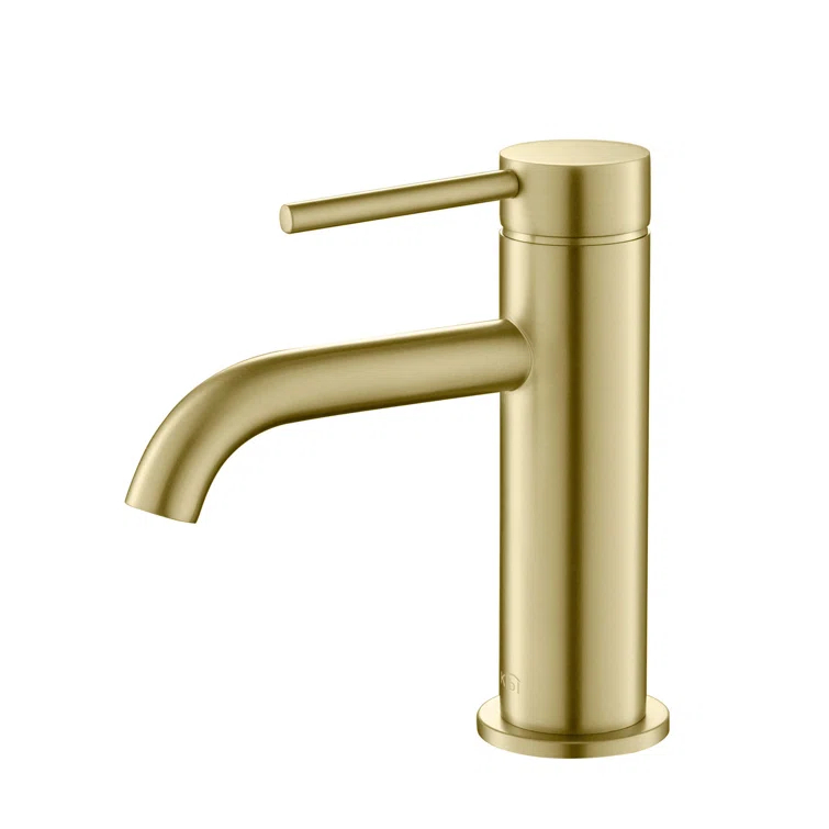 Circular Single-Hole Single-handle Bathroom Faucet