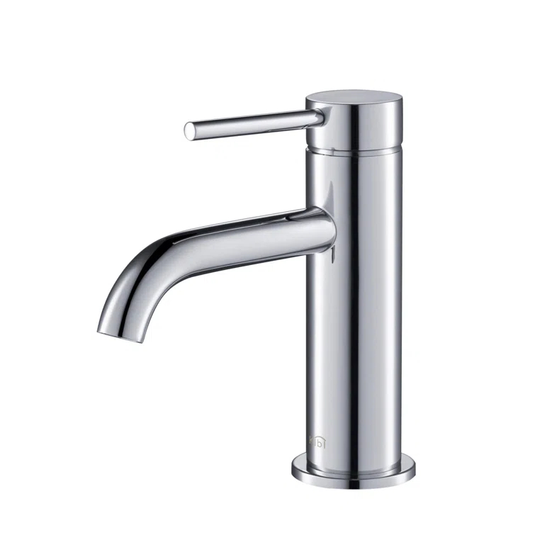 Circular Single-Hole Single-handle Bathroom Faucet